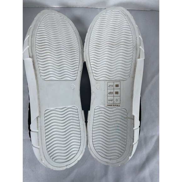 NWOT Mata Spirit Shoes Platform Sneakers Soft Fabric Black Women’s Size 8 - Picture 6 of 7